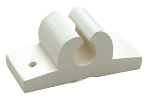 Seachoice 72061 3/8" Antenna, Rod and Tool Holders, White Rubber. Package of 4.