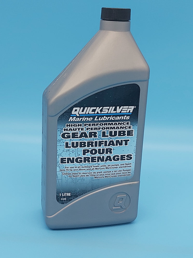 Mercury/Quicksilver 92-858064QC1  High Performance Gear Lube. Used in Sterndrives and Outboard motor gearcases
