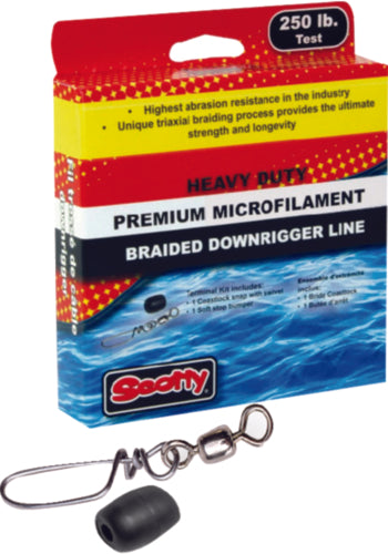 Scotty 250lb-premium-braided-downrigger-line-kit
