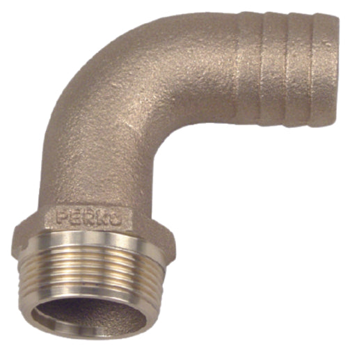 1" Pipe To Hose Adapter, 90 Degree