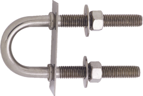 Attwood 3396-3 bow-eye-u-bolt-3/8"-16-x-2-7/16".  stainless steel. When transom mounted can function as a ski tow hook