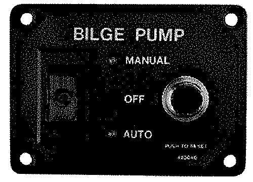 Sea-Dog Line Bilge Pump Panel with Circuit Breaker