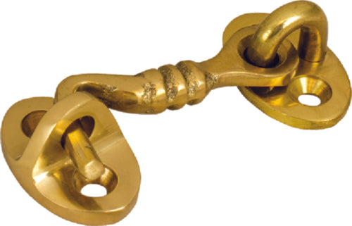  Sea-Dog Line Decorative Door Hook, Brass, 2-1/2"