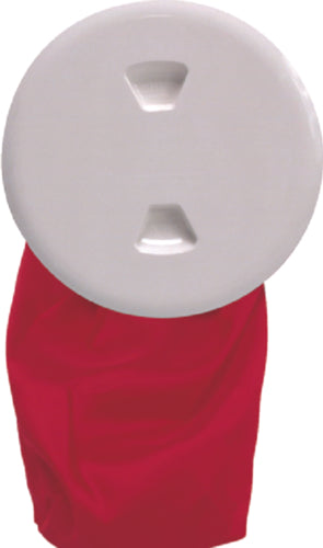 Beckson-5-ID0-Stow-Away-Screw-Out-Deck-Plate-With-12-Storage-Bag-White