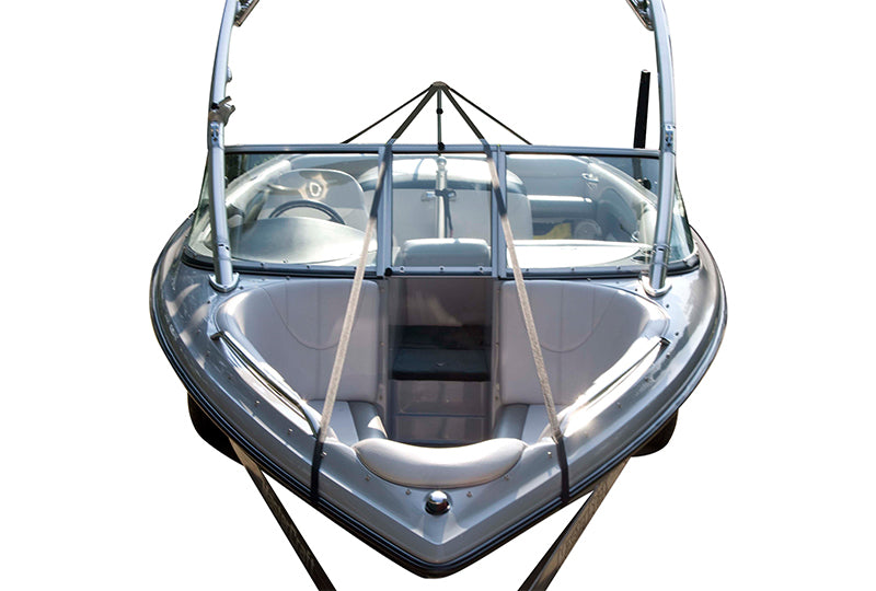 Carver Boat Cover Support System. Eliminates virtually all areas that could collect water.