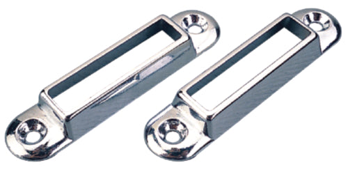 Sea-dog Line 327415-1 Boat Cover Bow Sockets, 2 pack. Deck Mount Bow Sockets are used in conjunction with battens to assemble a rounded support structure for a boat cover.