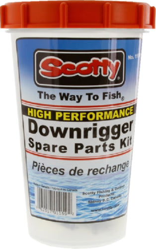 Scotty 1159 Downrigger Spare Parts Kits contain essential replacement and repair items to "keep you fishing" when using Scotty downriggers
