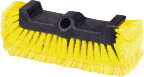Sea-dog Line 491080-1 3-Sided Bristle Brush, Medium, Yellow. Brushes fit all Sea-Dog boat hooks and universal/Acme threaded devices.