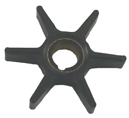 Mallory water pump impeller 9-45303. Fits: Various 15 thru 25 hp outboards  Included in: Impeller Kit 18-3215; Water Pump Kit 18-4531.