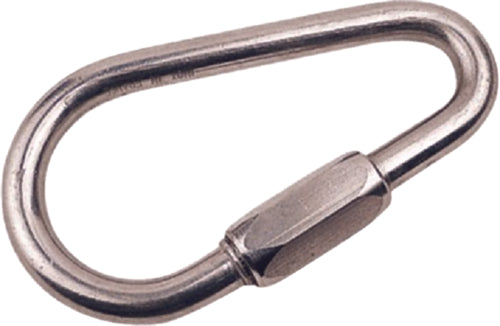 Pear Style Stainless Steel Quick Link, 4-13/16"