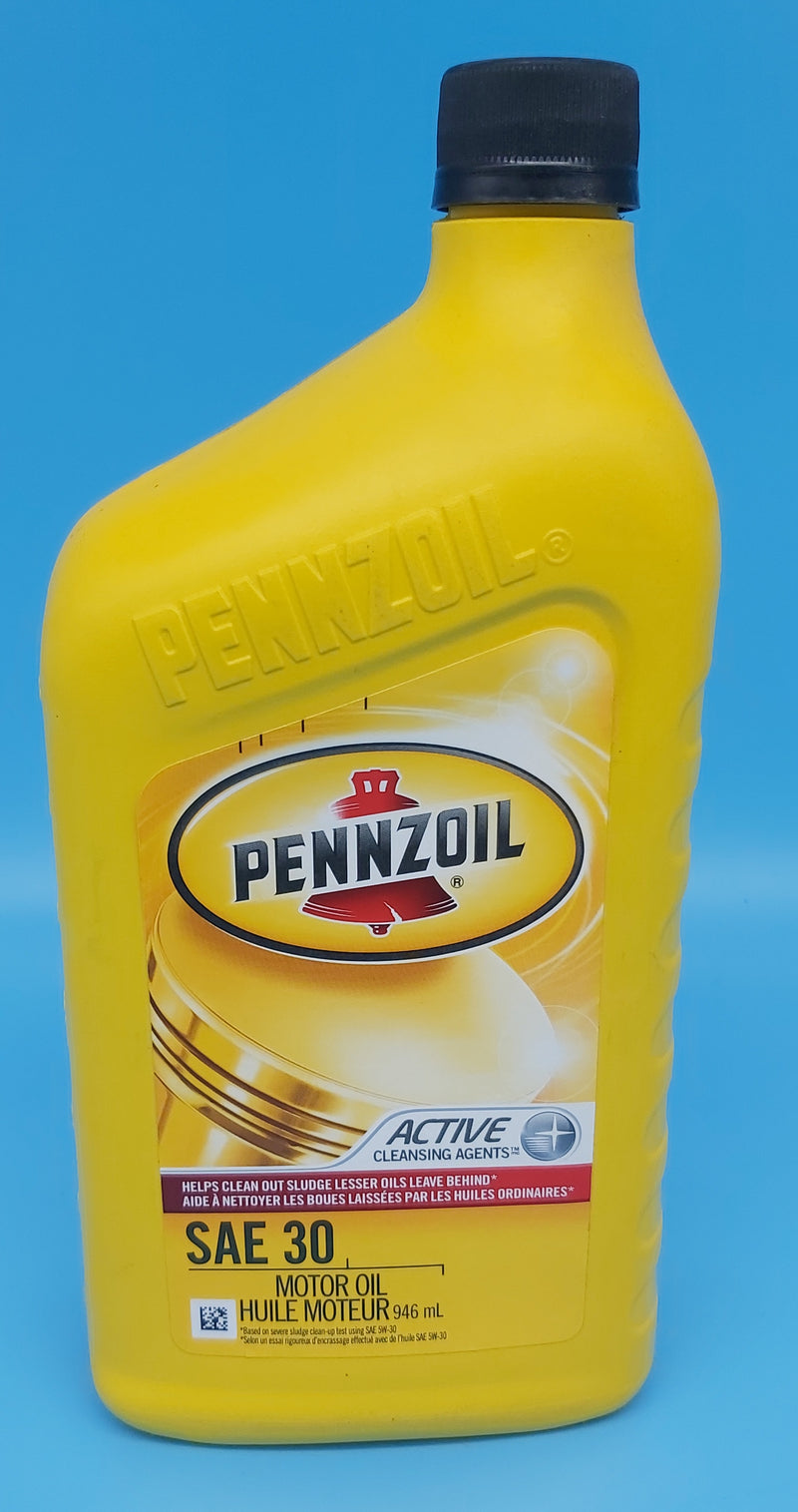 Pennzoil SAE 30 Engine Oil, 1 Qt. A single viscosity motor oil. API Service Rating SN.  use this in some marine transmissions and older Volvo Sterndrives