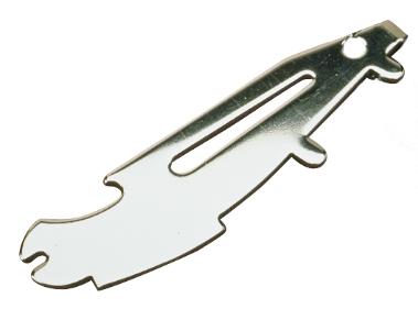 SEA-DOG LINE DECK PLATE KEY SMALL 335695-1. Fits most deck fills and includes a bottle opener and shackle key. Stamped 304 stainless steel.