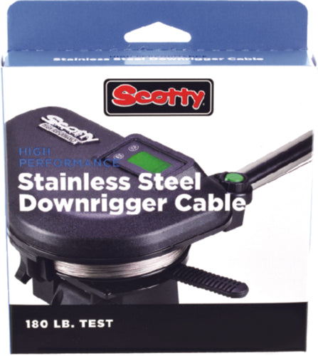 Scotty-2401k-180lb-test-high-performance-downrigger-cable-300'. Premium, 180lb. test high performance, stainless steel downrigger cable