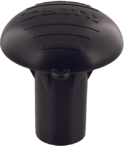 Scotty-425bk. Black Rod Butt Cushion.  Attach to the end of your fishing rod for ultimate comfort when fighting large fish