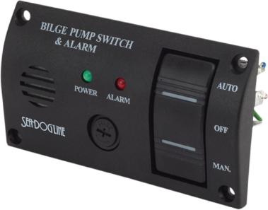 Sea-Dog Line Bilge Pump Water Alarm Panel with Switch