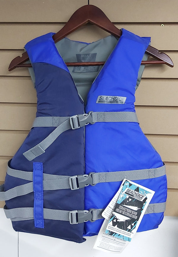Seachoice 85324 General Purpose Life Vest, Blue, Adult