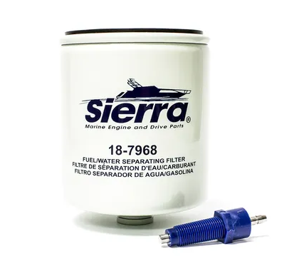 Sierra 18-7968 Mercury Fuel Water Separator Filter With Sensor