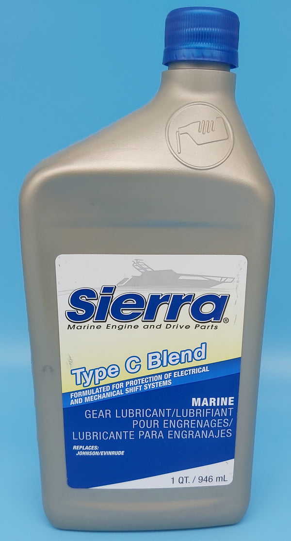 Sierra 18-9620-2 Type C Gear Lube, 1 Qt. for older model outboards and IO's equipped with electric shift