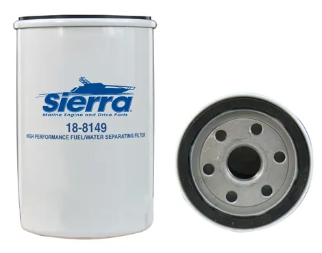 Sierra water separating fuel filter 18-8149. Replaces Volvo Penta 3847644