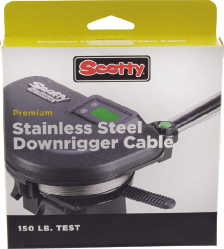 Sscotty-1001k-replacement-wire-300'-with -terminal-kit. 150 pound test with terminal fastening kit.